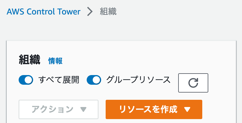 ControlTowerから組織単位を追加する